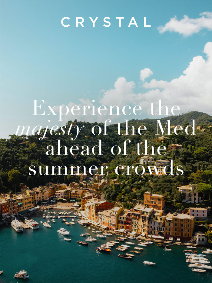 Experience the majesty of the Med ahead of the summer crowds